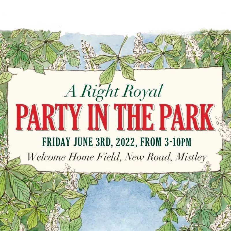 Right Royal Party in the Park event in Mistley. Friday 3rd June 2022