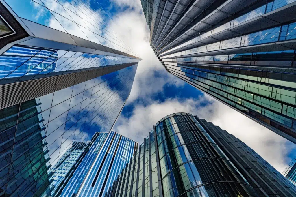buildings with lifts in London