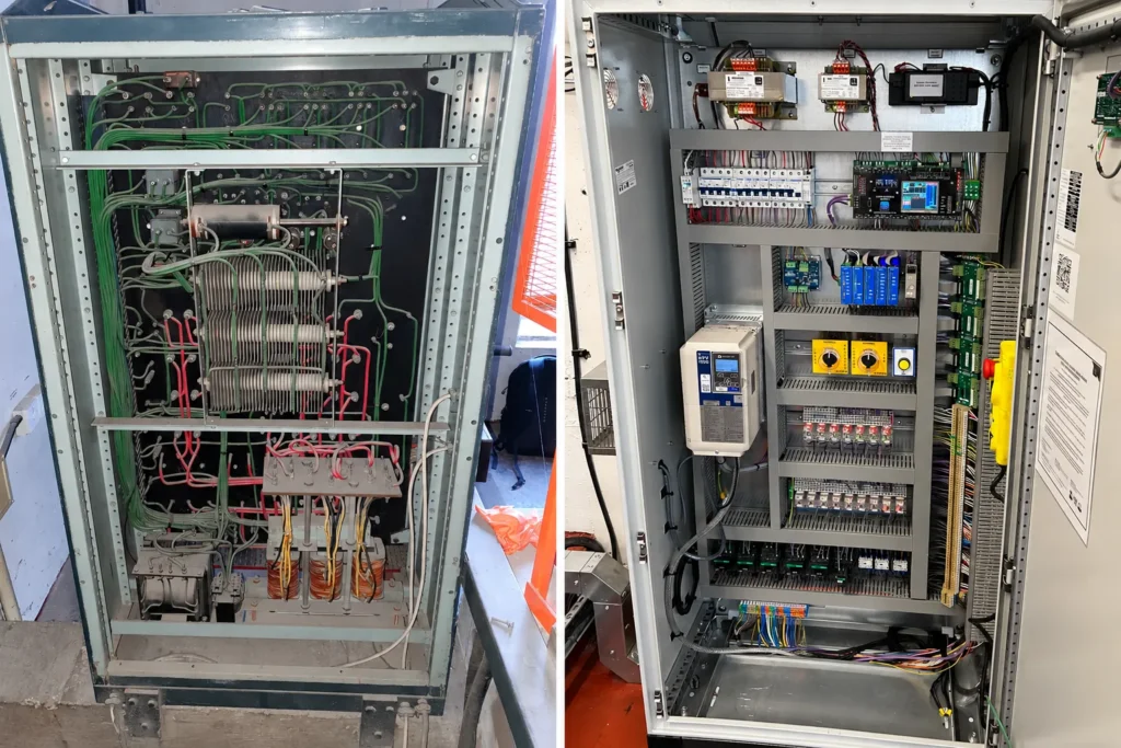 1960s lift controller modernisation and renovation