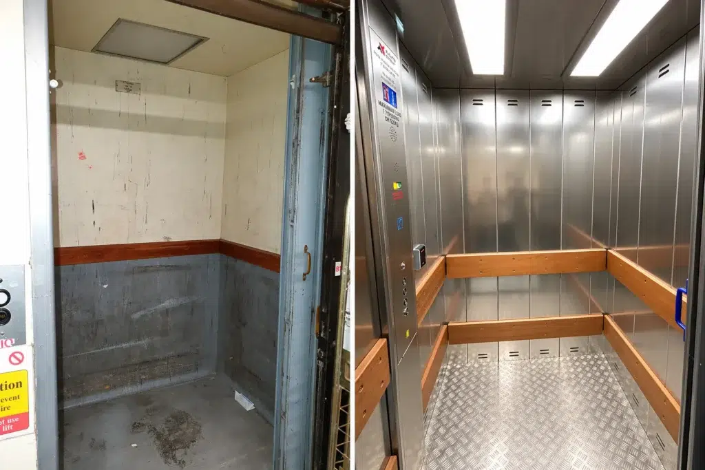 lift interior modernisation and renovation